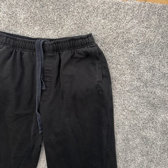 Champion Elite Pants Mens Large Black Joggers Sweatpants Pockets Fleece Casual - Picture 7 of 13